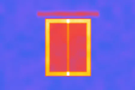 Thermogramme simulé : fenêtres