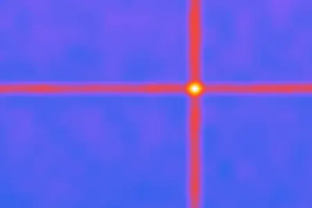 Thermogramme simulé : murs et ponts thermiques